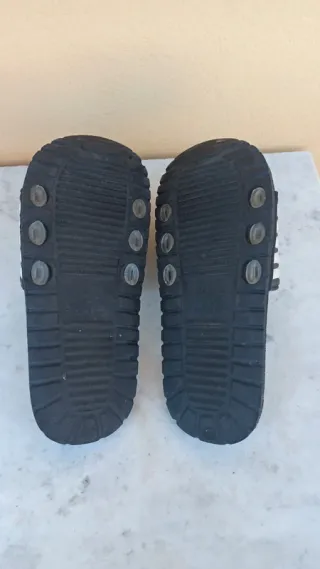 Ciabatte Adidas nere righe bianche