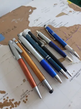 Lote de bolígrafos varios colores