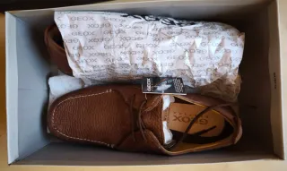 Zapatos Geox Marrones Hombre.