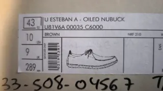 Zapatos Geox Marrones Hombre.