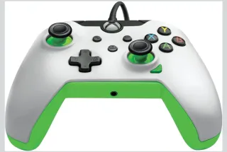 Mando Xbox PDP Neon White Compatible Pc