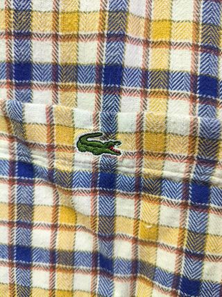 Camisa Lacoste cuadros manga larga
