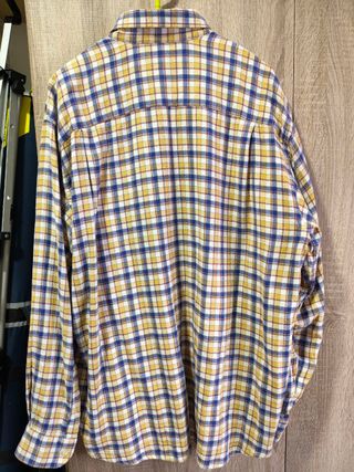 Camisa Lacoste cuadros manga larga