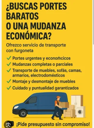 Portes muzandas transporte económico