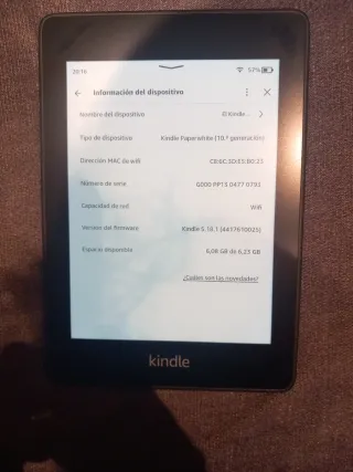 Kindle 10ª Generazione Nero