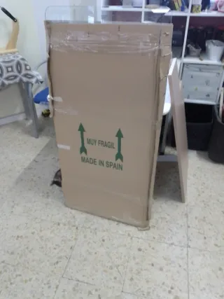 Cristal biselado para mesa 120X60x1 cm