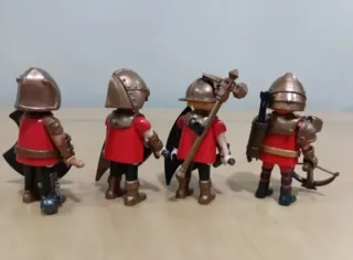Playmobil 4 Caballeros Novelmore Bronce