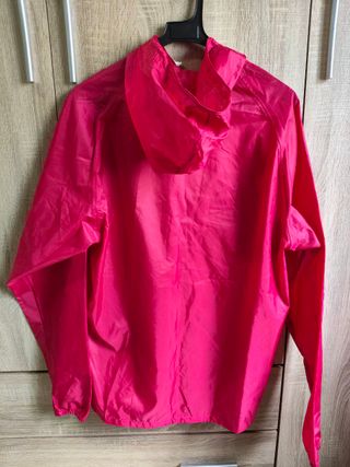 Chubasquero cortavientos Quechua rosa