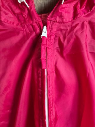 Chubasquero cortavientos Quechua rosa