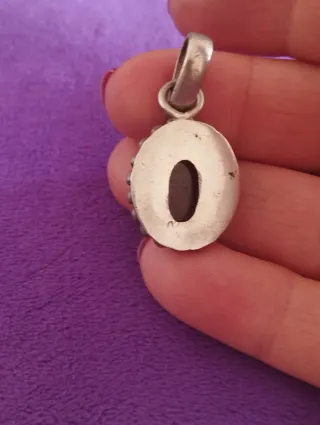 Colgante Plata Ley Granate Natural Artesanal