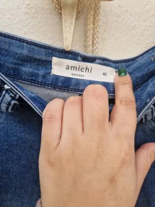 Pantalón vaquero Amichi azul