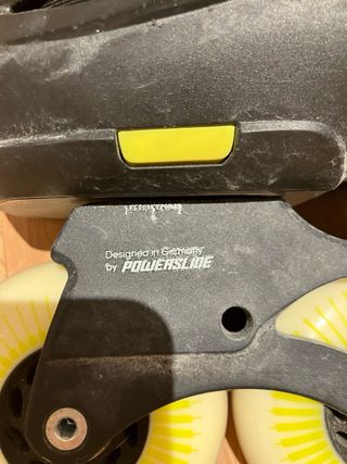 Patines en línea negros hombre Powerslide