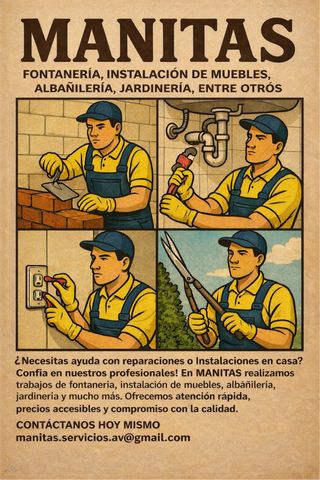 Servicios de reparaciones e instalaciones en casa