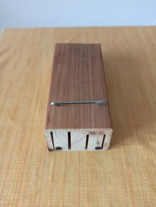 Porta coltelli in legno con supporto