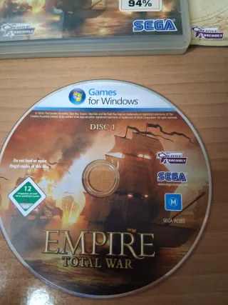 Empire Total War PC DVD SEGA
