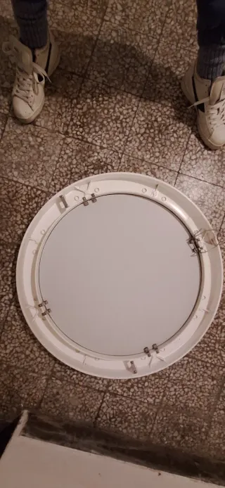 Specchio Carrara e Matta vintage