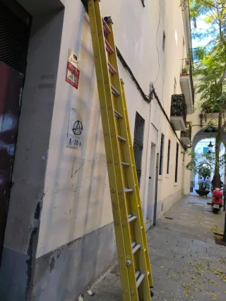 Escalera Fibra Vidrio Buen Estado