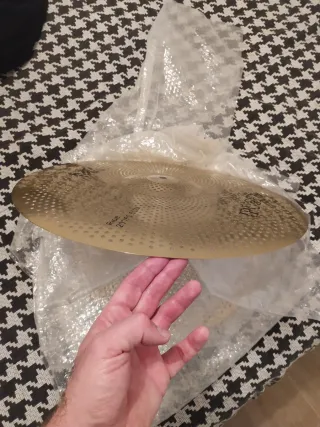 Platos de batería mudos (ride y crash) SIN USAR