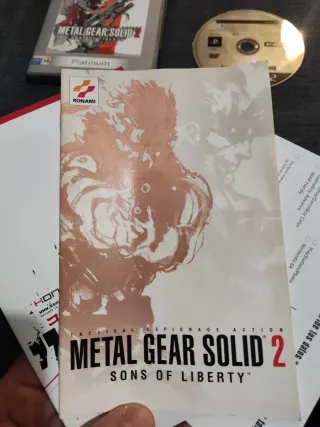 Metal Gear Solid 2 Sons of Liberty PS2 Platinum