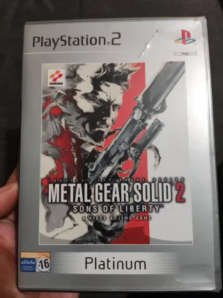 Metal Gear Solid 2 Sons of Liberty PS2 Platinum