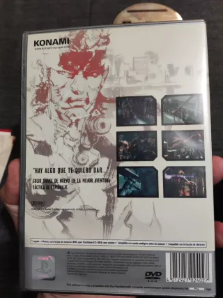 Metal Gear Solid 2 Sons of Liberty PS2 Platinum