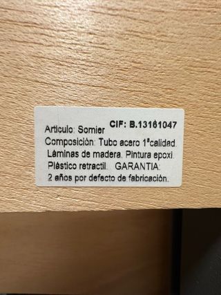 2 Somieres Cama Nido 190x90 y 180x90