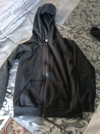 Sudadera niña 9/10 años negra