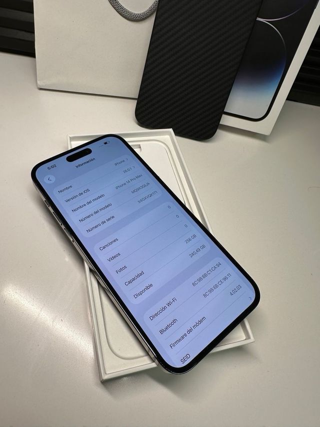 iPhone 14 Pro Max Morado 93% bateria