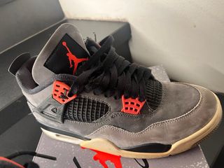 Nike Jordan 4 Retro Grigio Rosso Tg 42
