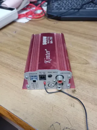 Amplificador Kinter 500W MA-700 Rojo