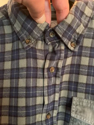 Camisa Scalpers cuadros azul y verde