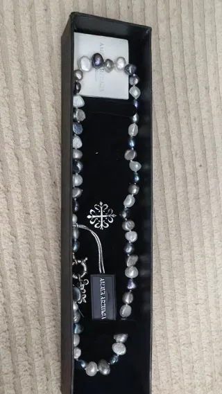 Collar Perlas Cultivadas Amaya Arzuaga Plata