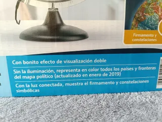 Globo terráqueo Melinera día y noche
