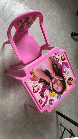 Mesa y silla infantil Soy Luna