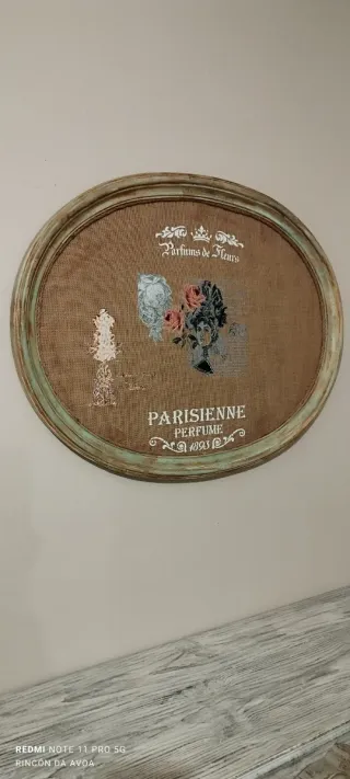 Cuadro Shabby Chic Parisienne Perfume