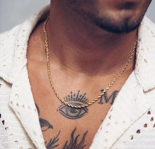 Cadena Plata 925 Baño Oro