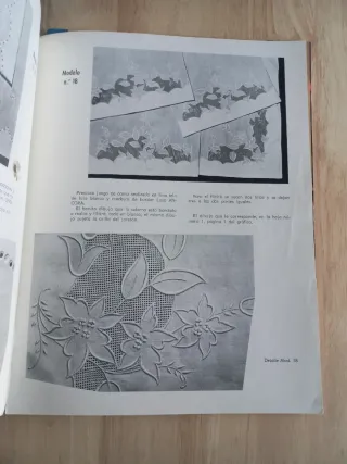 Varias revistas de labores, bordado y ganchillo