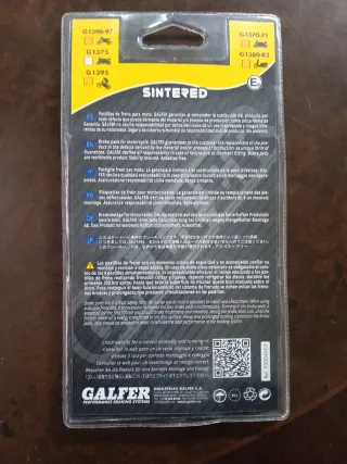 Pastillas Freno Galfer Sintered Yamaha N-Max 125