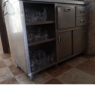 Mueble Acero Inoxidable Cafetería/Bar