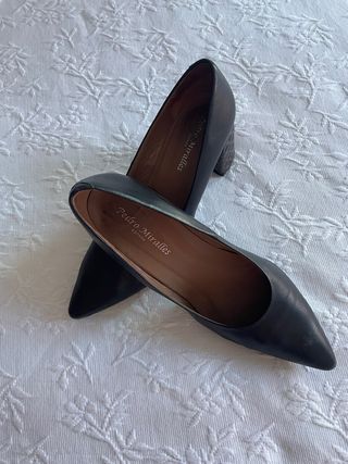 Zapatos Pedro Miralles Negros Tacón
