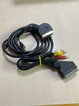 Cable Euroconector Audio Video RCA