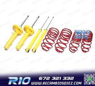 KIT SUSPENSIÓN DEPORTIVA PARA PEUGEOT