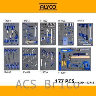 Carro Herramientas 177 Piezas Alyco 192712