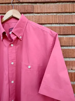 Camisa Emidio Tucci Rosa Manga Corta Talla L