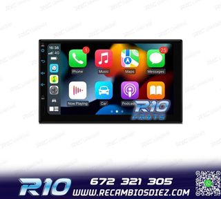 RADIO GPS ANDROID 14 2DIN 7" MULTIMEDIA GPS HD 3 USB SD