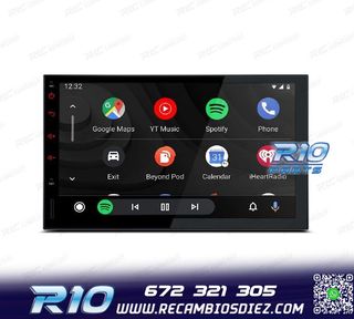 RADIO GPS ANDROID 14 2DIN 7" MULTIMEDIA GPS HD 3 USB SD
