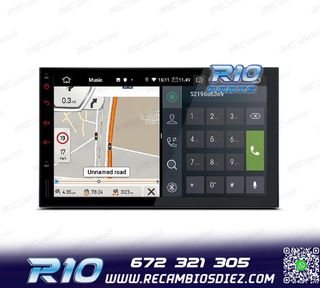 RADIO GPS ANDROID 14 2DIN 7" MULTIMEDIA GPS HD 3 USB SD