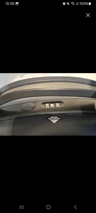 Neceser nuevo con clave de seguridad