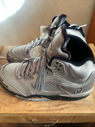 Jordan 5 Wings Argento