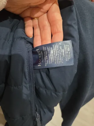 Cazadora Hackett Azul y Roja Talla 15/16 años